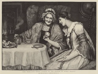 And true love knots lurked in the bottom of every teacup